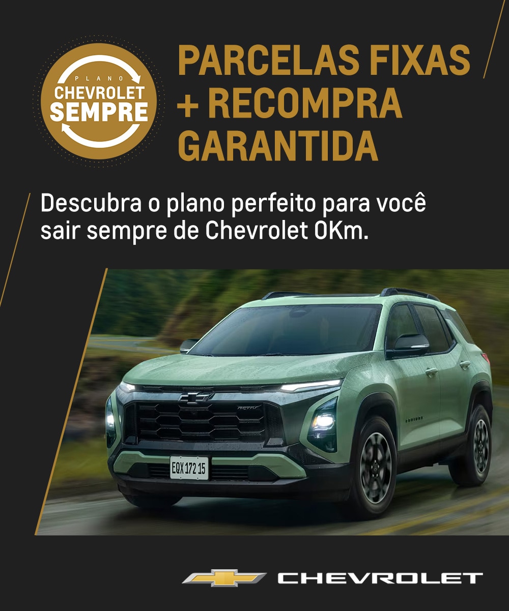 Conheça o plano Chevrolet Sempre da Pedragon Recife e saia de carro 0km